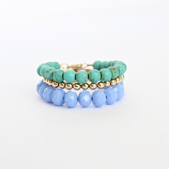 Turquoise Blue Bracelet Small Bead (4mm) – Party Beads