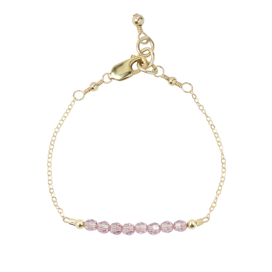 June Adult Chain Bracelet (4MM beads)