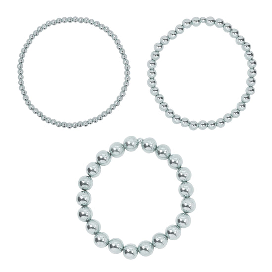 Load image into Gallery viewer, Stretchy Kindness Adult Bracelet Three-Pack (3MM + 5MM + 8MM beads)
