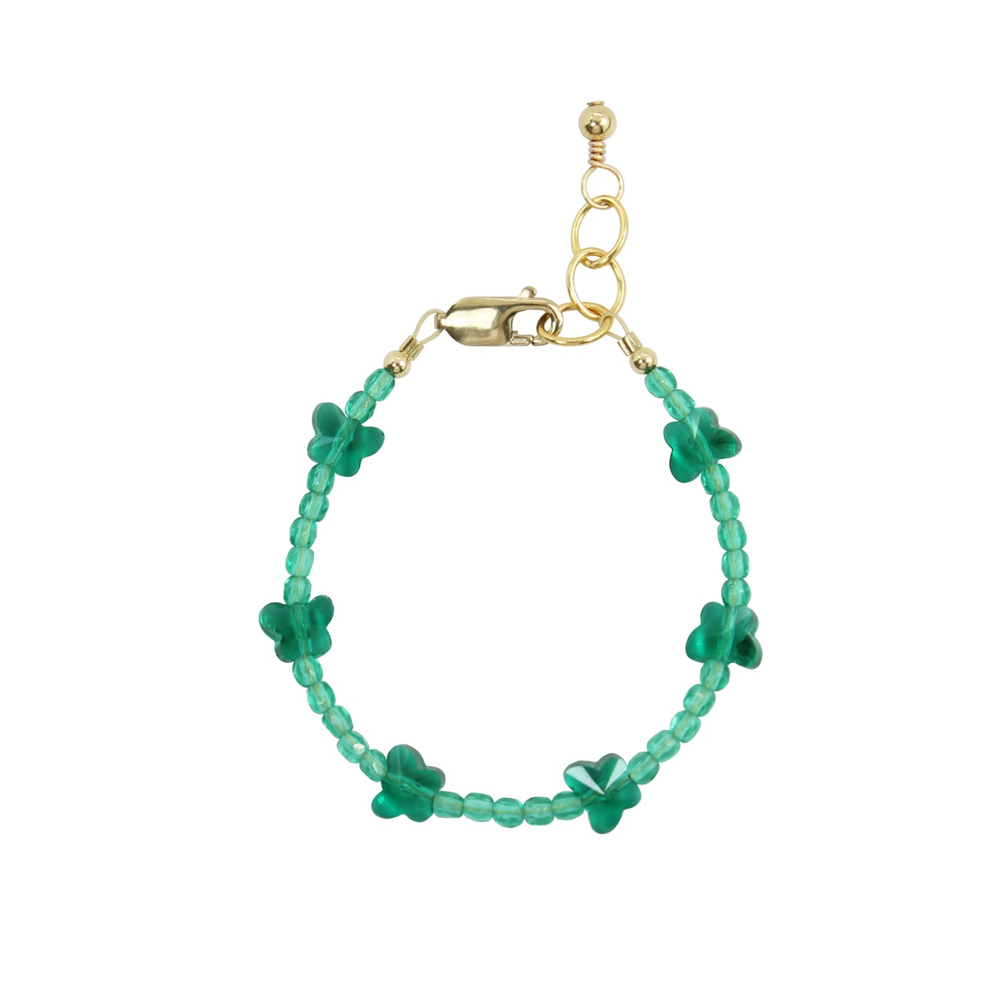Malachite Adult Bracelet (3MM + 6MM Beads)