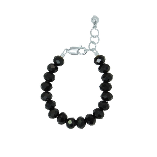 Midnight Baby Bracelet (6MM beads)