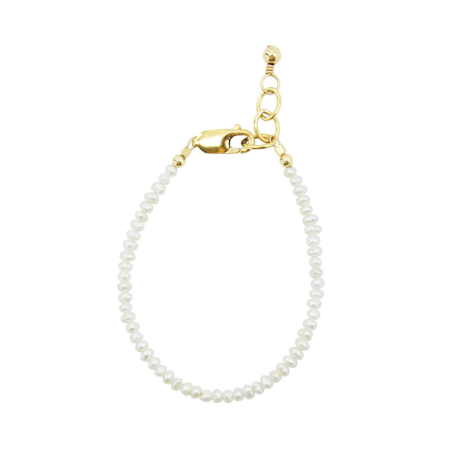 Mini Freshwater Pearl Adult Bracelet (2MM beads)