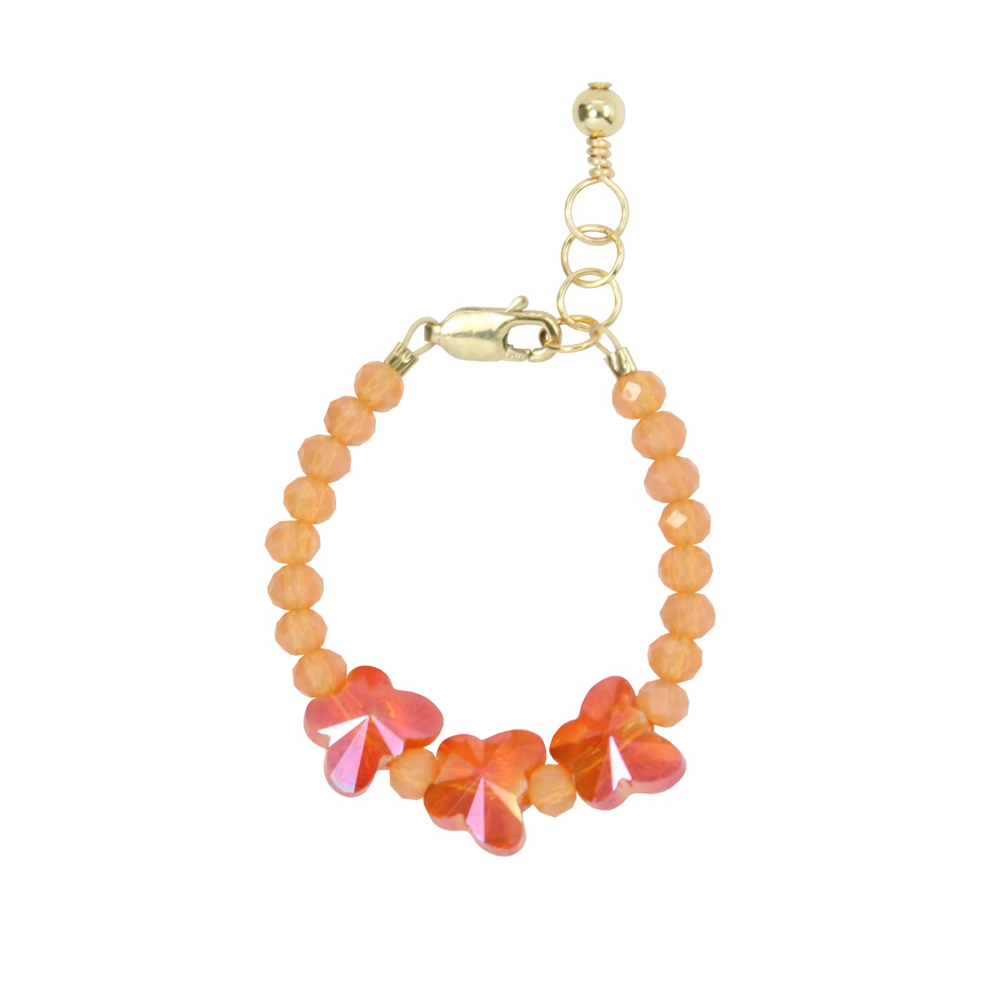 Monarch Baby Bracelet (4MM + 8MM beads)