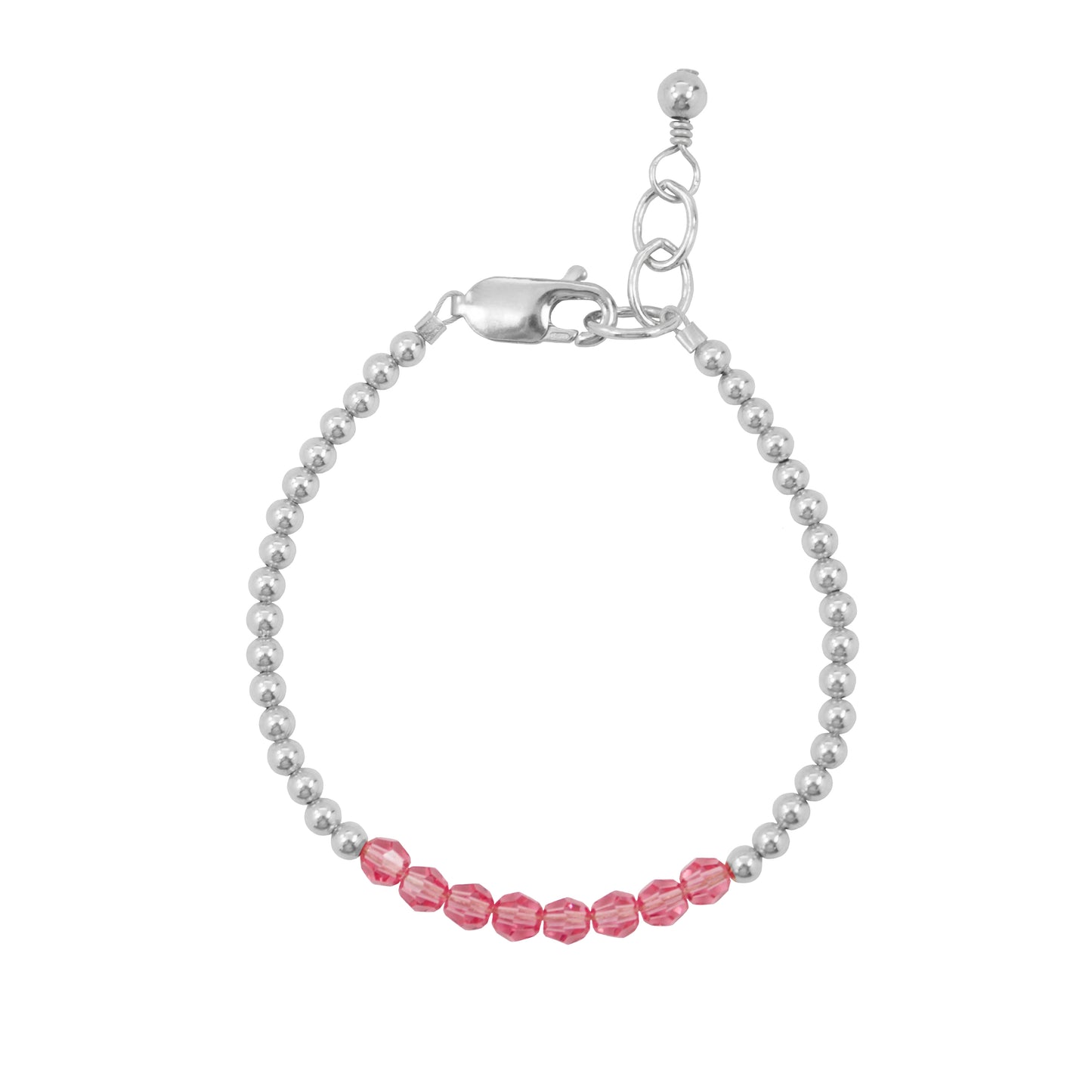 October Birthstone Adult Bracelet (4MM beads)