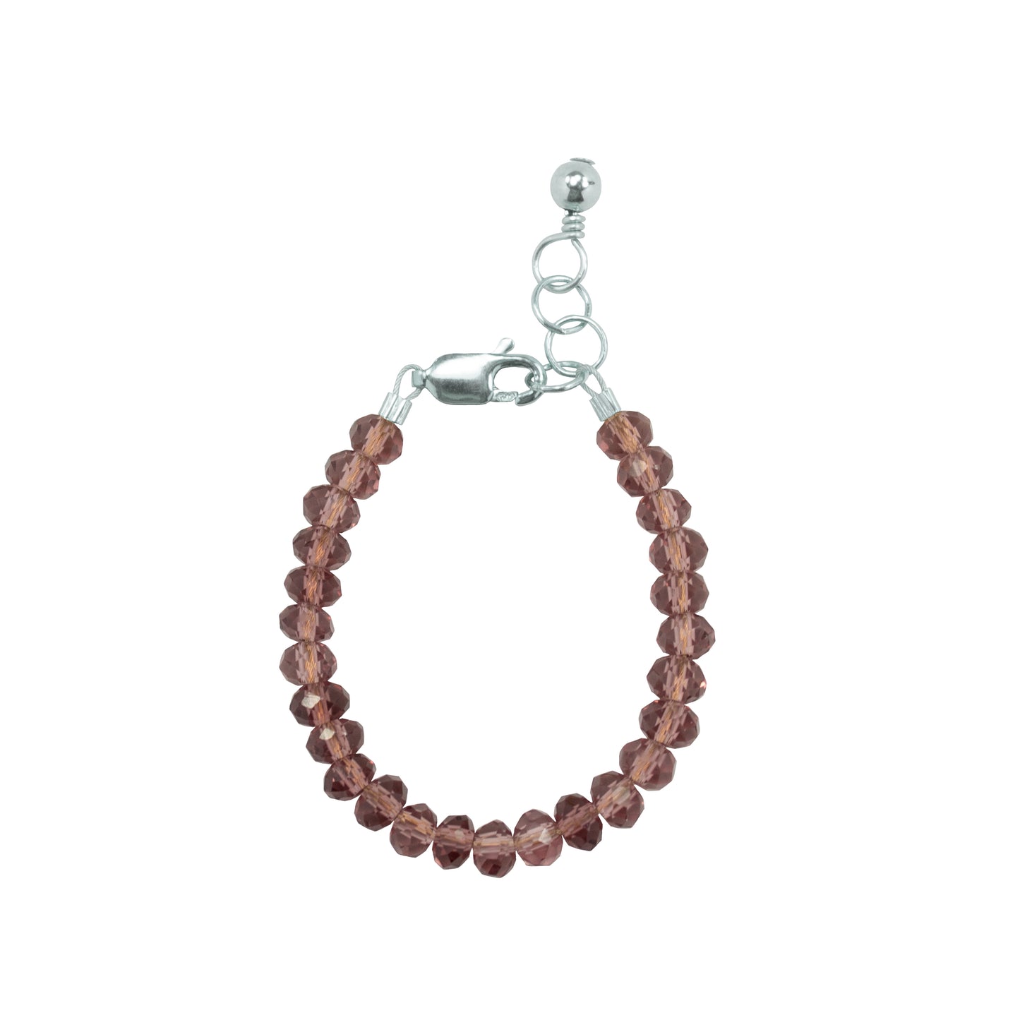 Orchid Bracelet (4MM Beads)