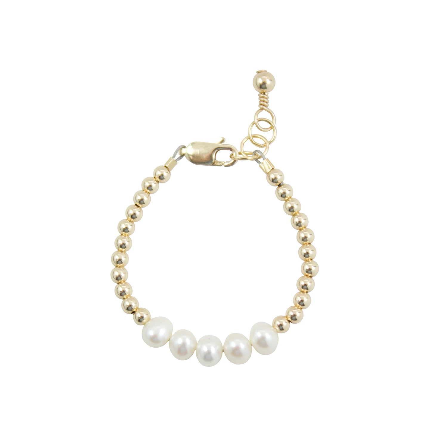 Load image into Gallery viewer, Greta Baby Bracelet (3MM + 6MM beads)
