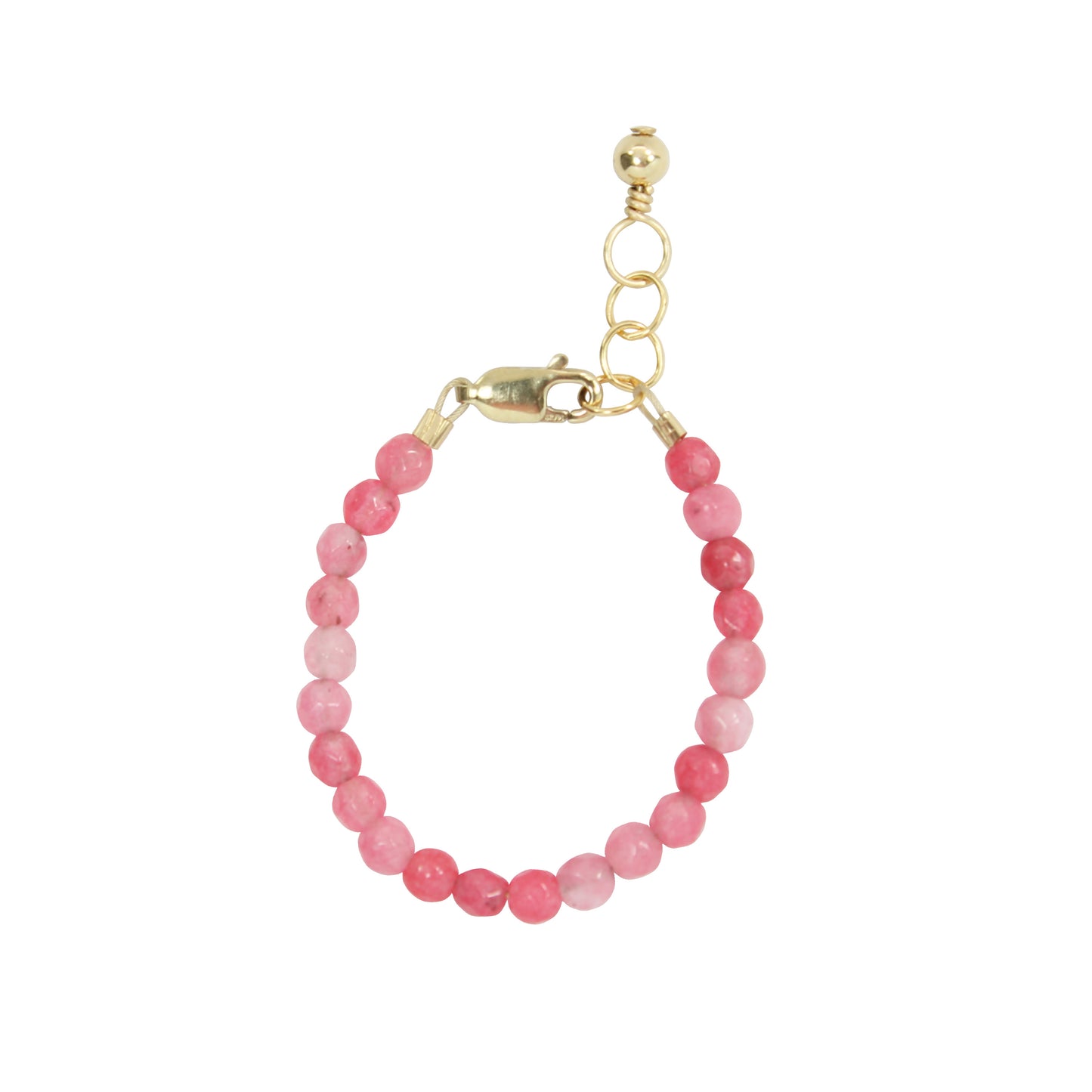 Peony Baby Bracelet (4MM Beads)