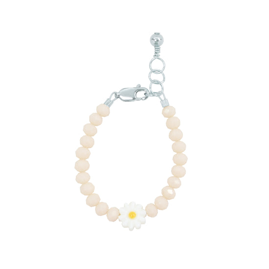 Load image into Gallery viewer, Daisy Baby Bracelet (Seashell 4MM Beads)
