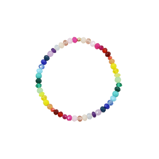 Load image into Gallery viewer, Stretchy Chromatic Adult Bracelet (3MM + 4MM Beads)
