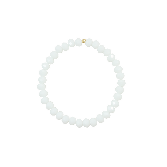 Stretchy Glacier Adult Bracelet (6MM Beads)