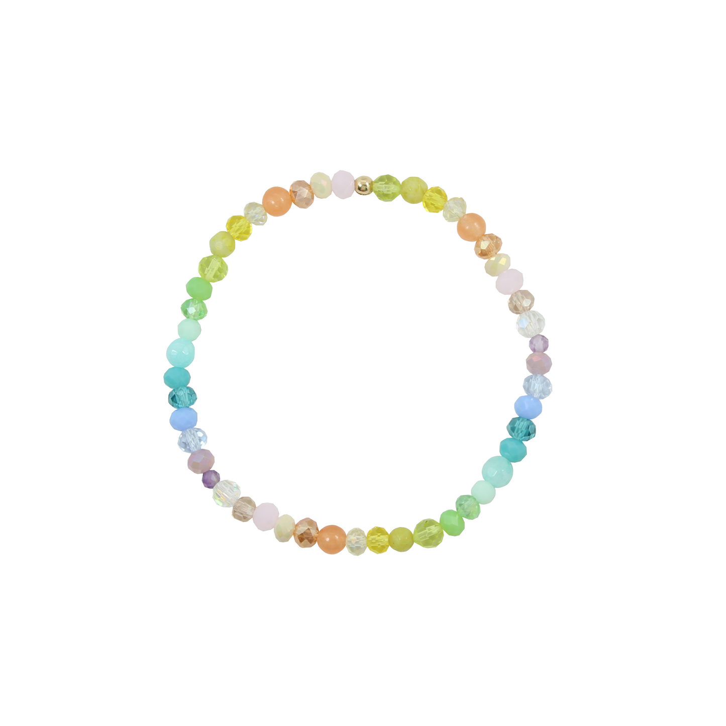 Load image into Gallery viewer, Stretchy Spectrum Adult Bracelet (3MM + 4MM Beads)
