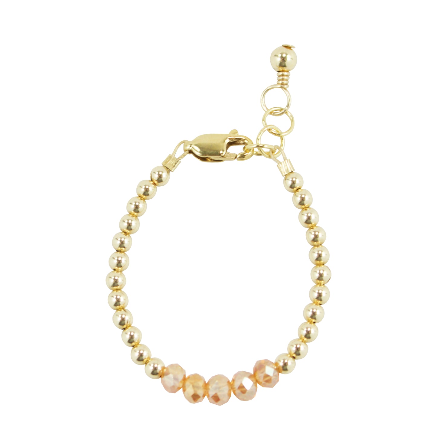 Sunny Baby Bracelet (3MM + 4MM beads)