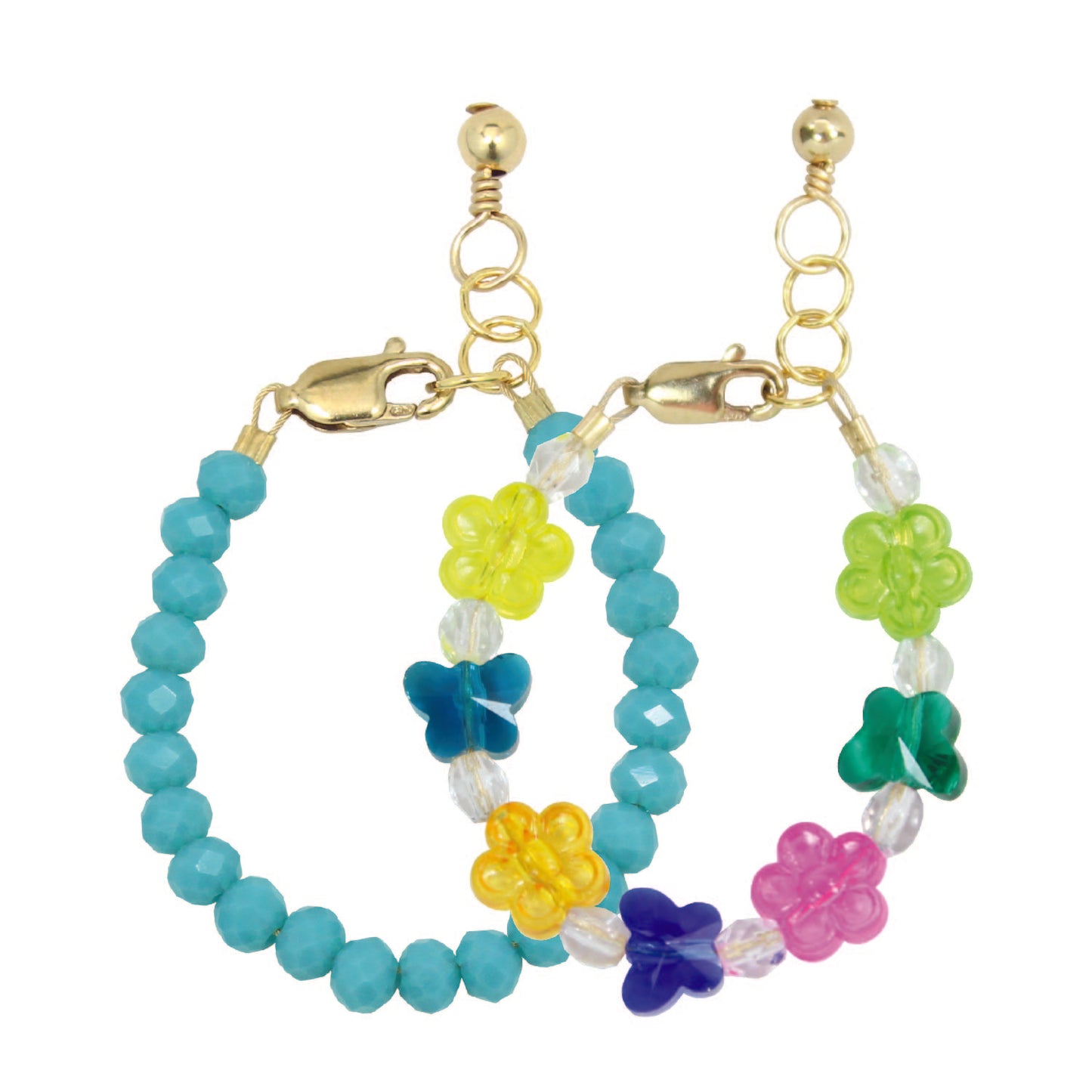 Mirabel Baby Bracelet Two-Pack (4mm+6mm beads)