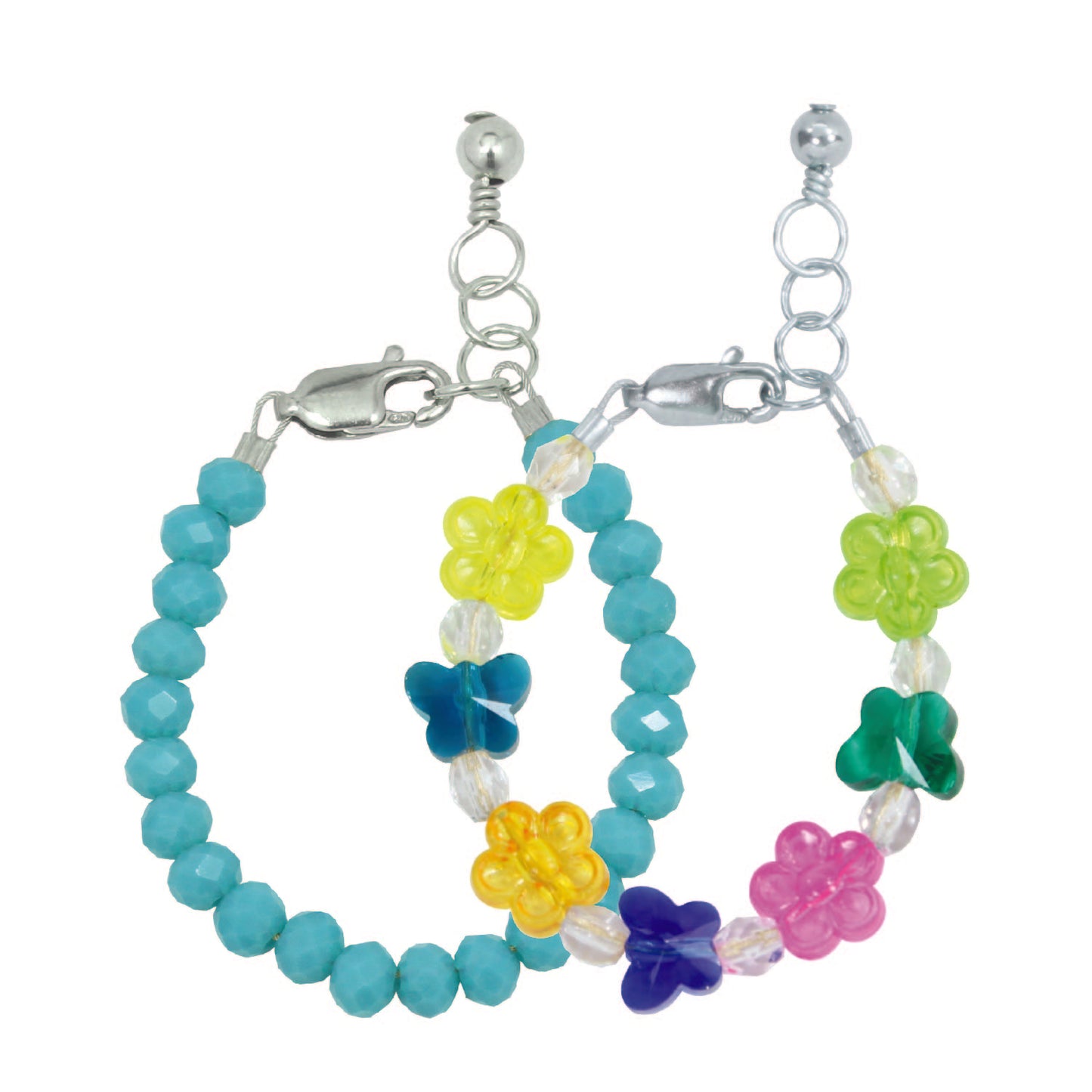 Load image into Gallery viewer, Mirabel Baby Bracelet Two-Pack (4mm+6mm beads)
