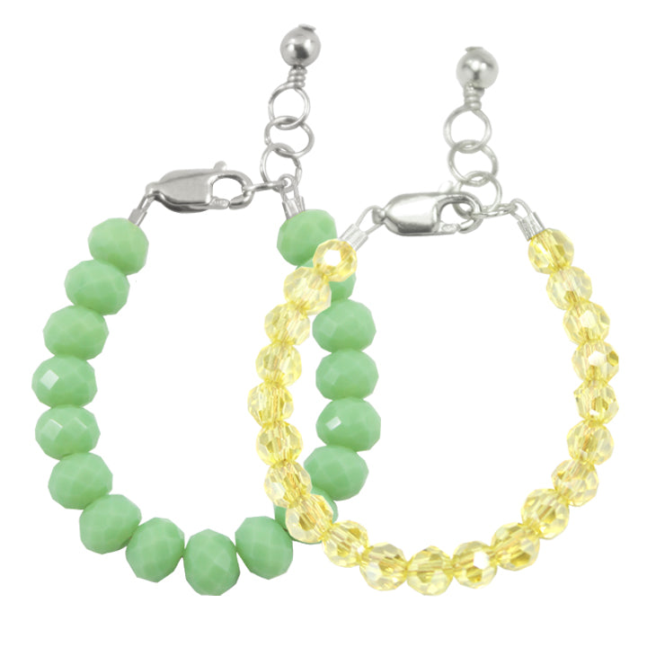 Tinkerbell Baby Bracelet Two-Pack (4mm + 6mm beads)