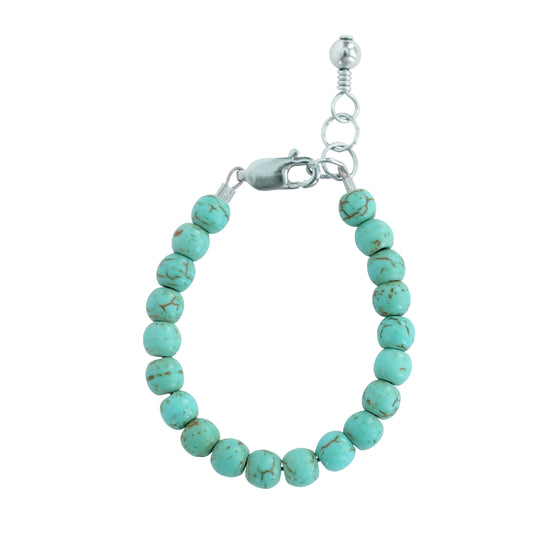 Turquoise Baby Bracelet (4MM beads) – gemsbylaura