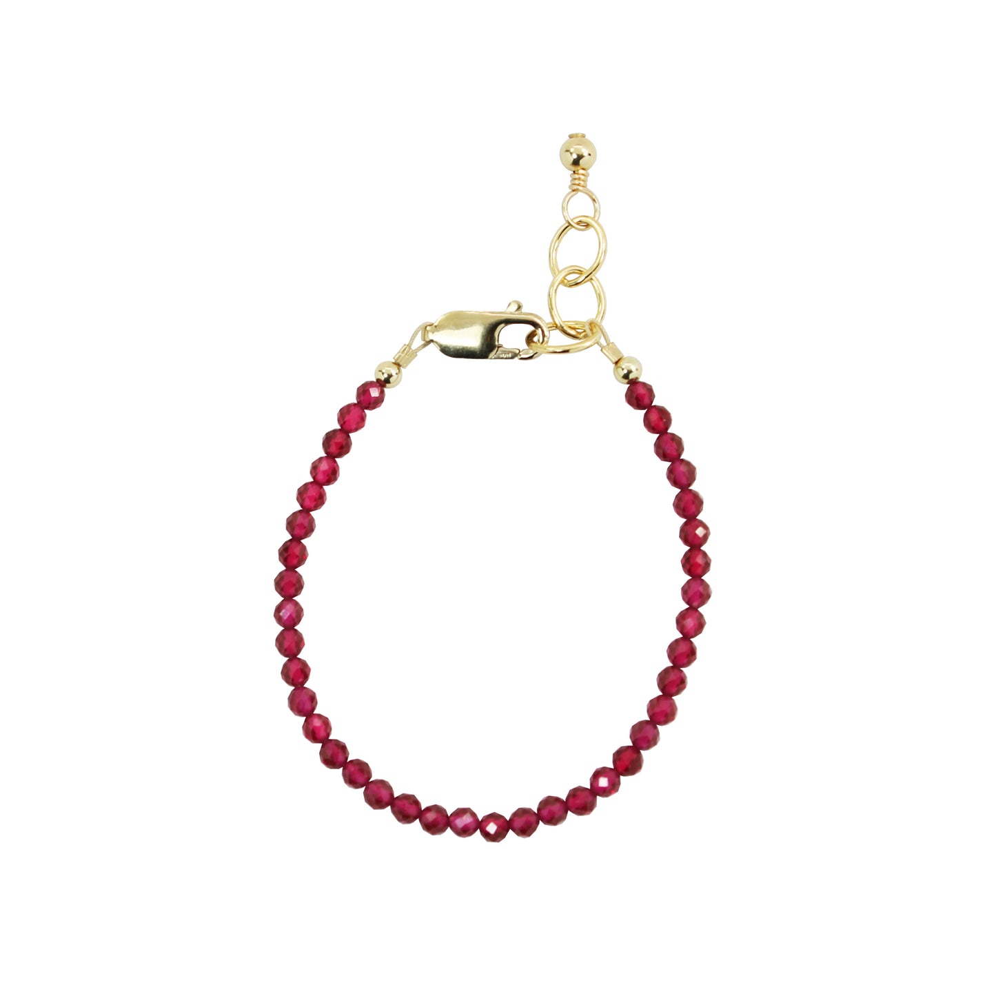 Viva Magenta Adult Bracelet (3MM Beads)